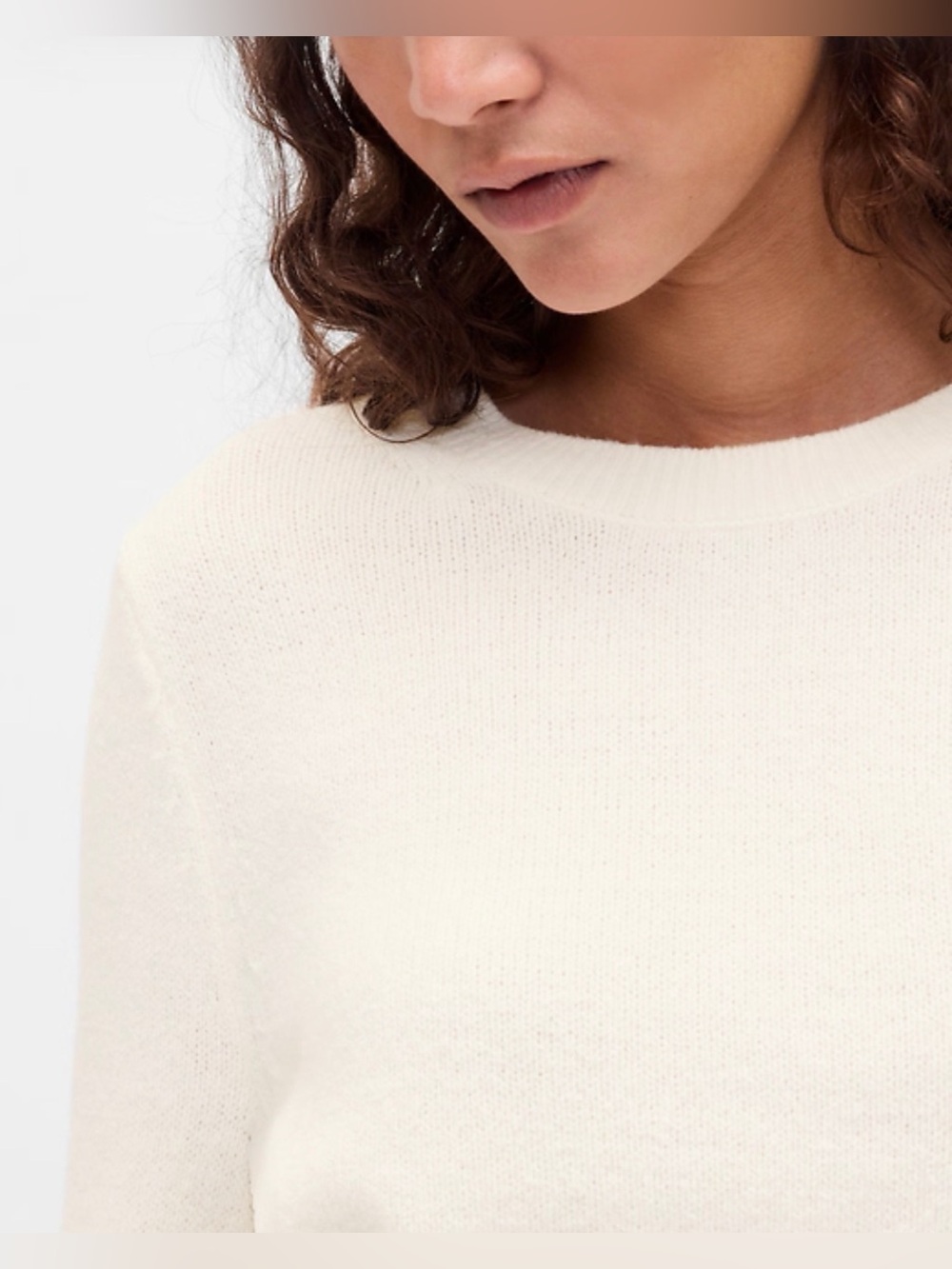 Gap Cashsoft Crewneck Sweater Alternative Cashmere Pullover Soft Cozy Fireside - Picture 4 of 5